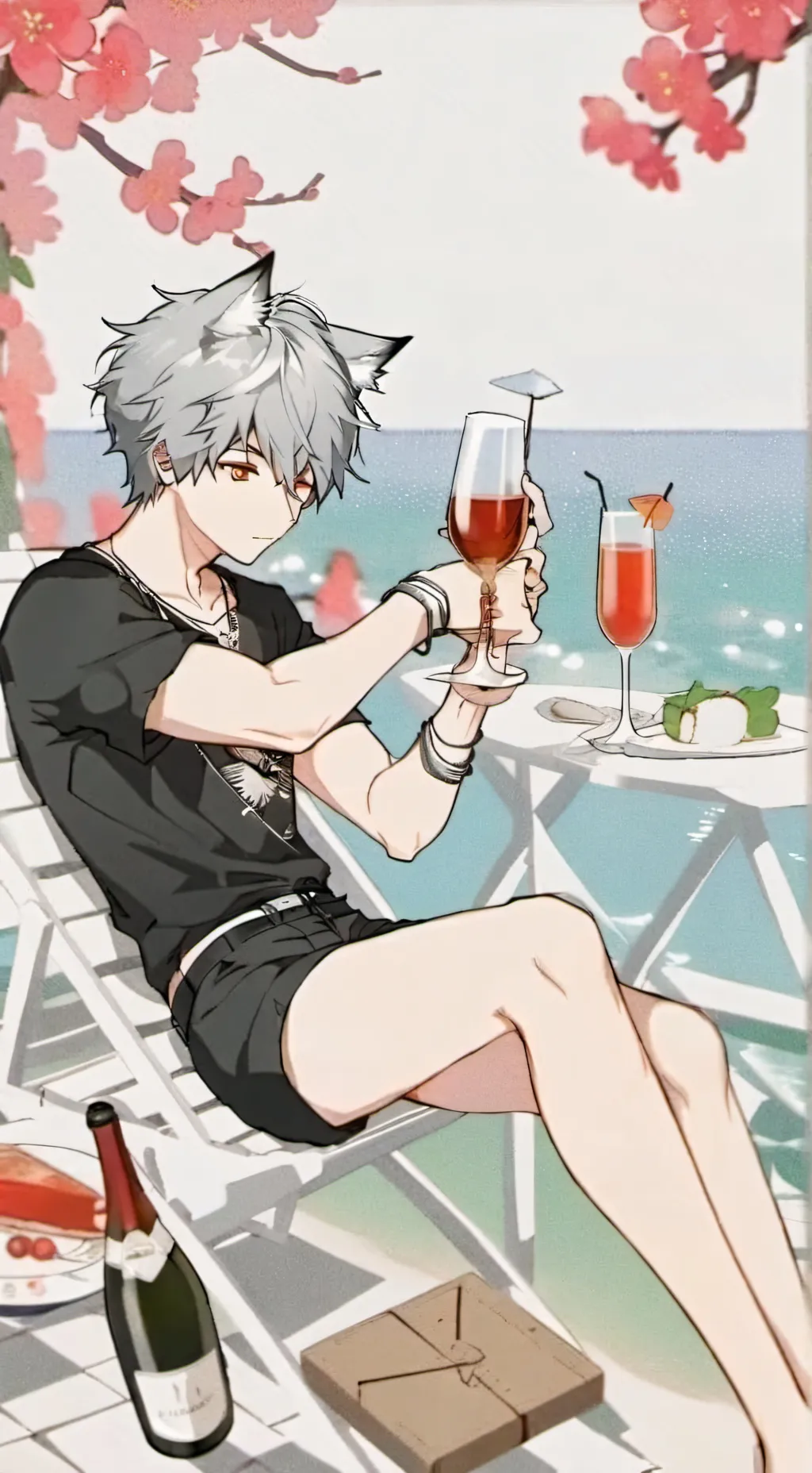 ai character: mate mare mio.... background