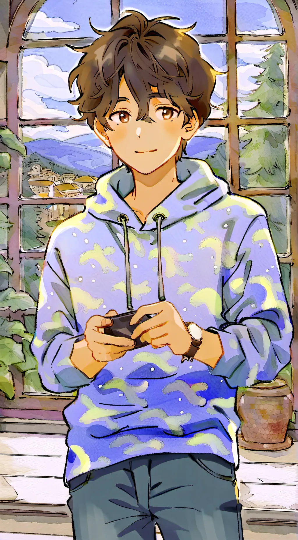 ai character: alex background