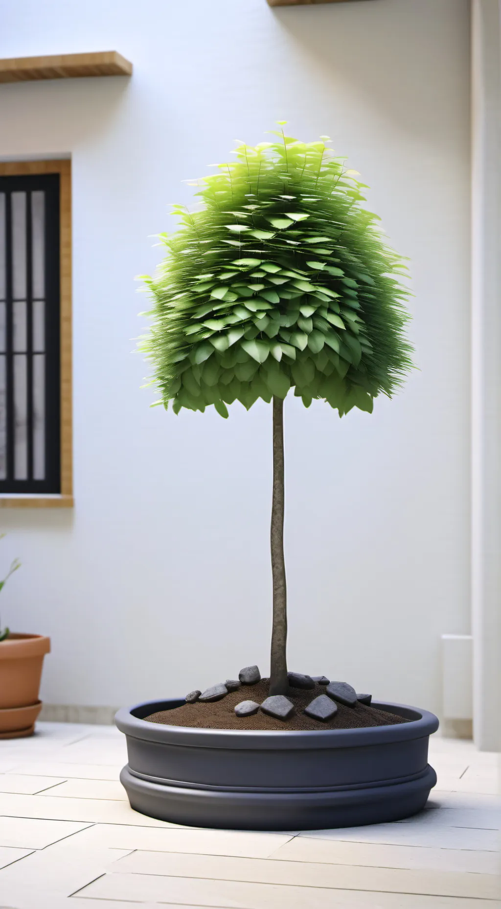 ai character: My plant :) background