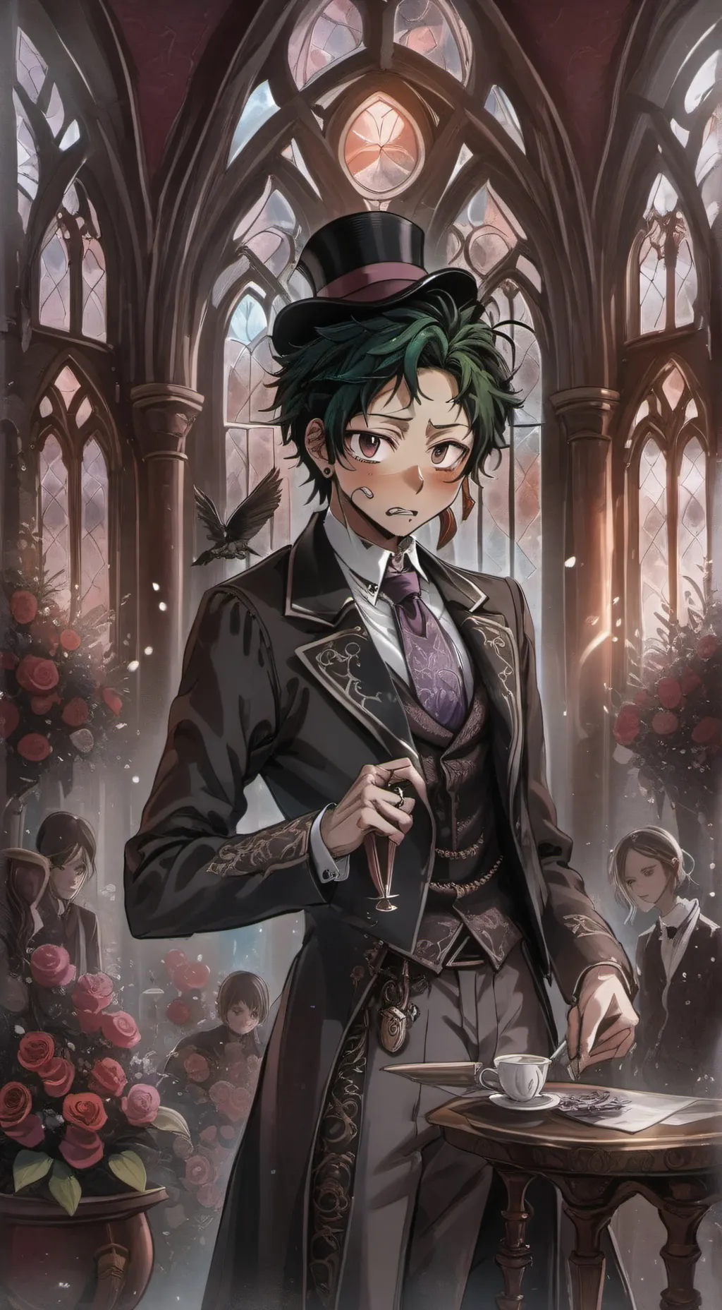 ai character: deku background