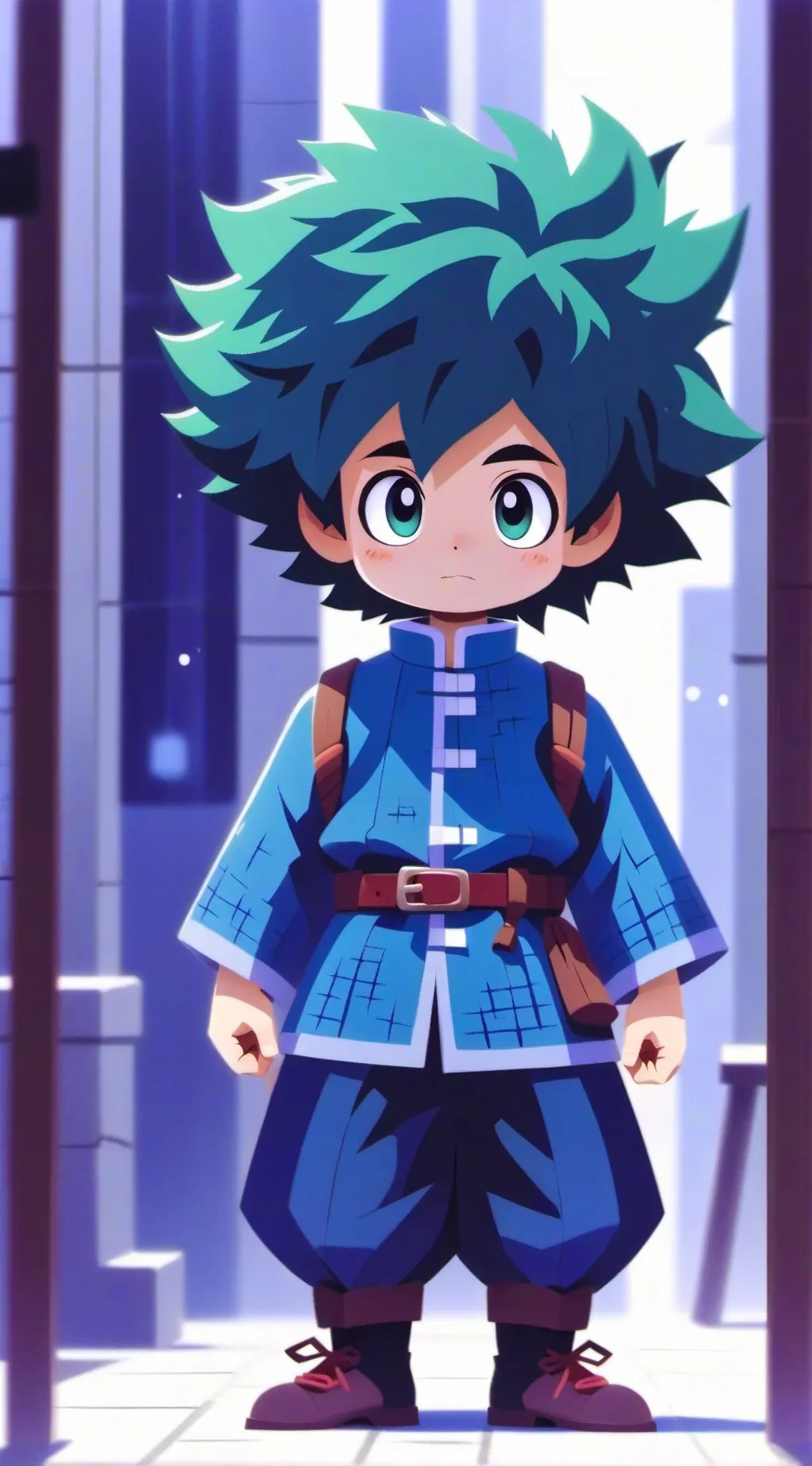 ai character: deku broma baño  background