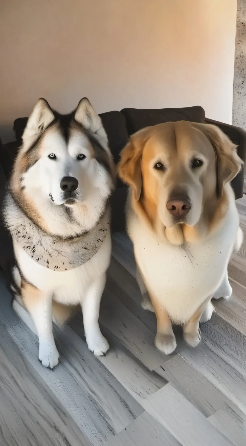 ai character: dog background