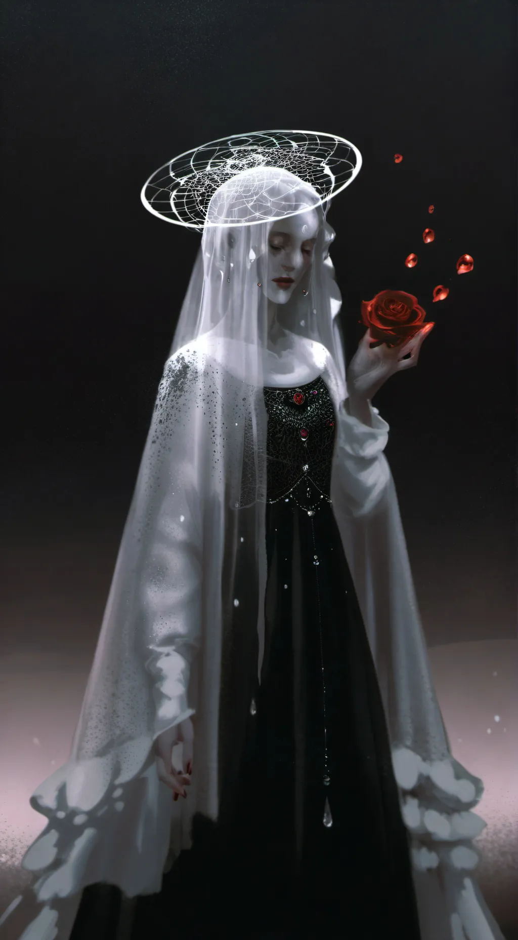 ai character: *broken heart* background