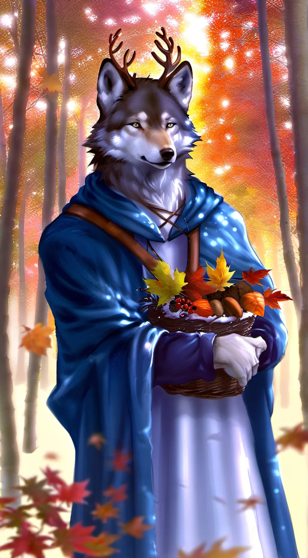 ai character: Fall 🍂 background
