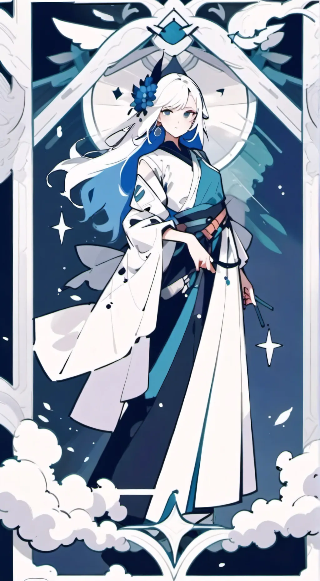 ai character: Вика background