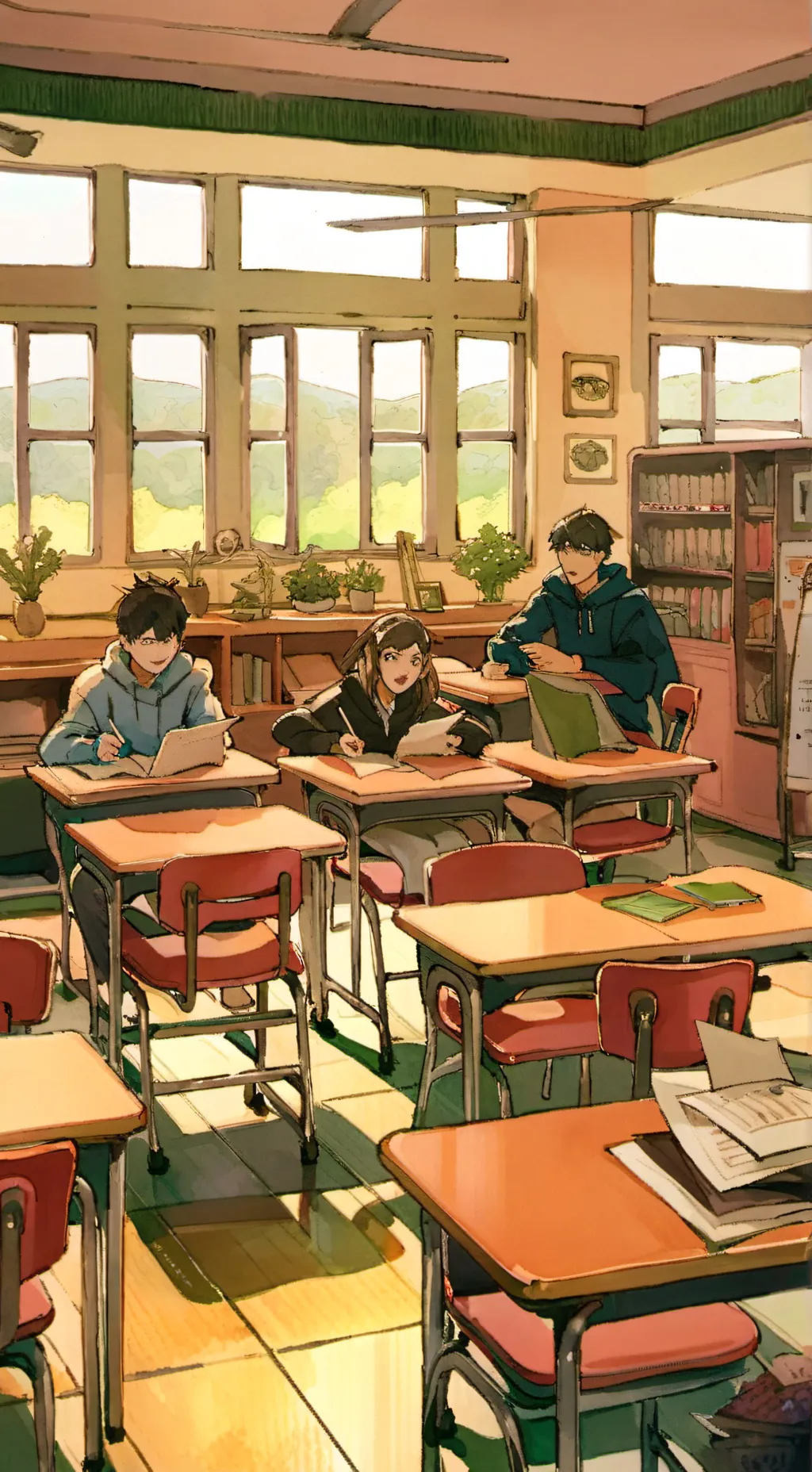 ai character: my school background