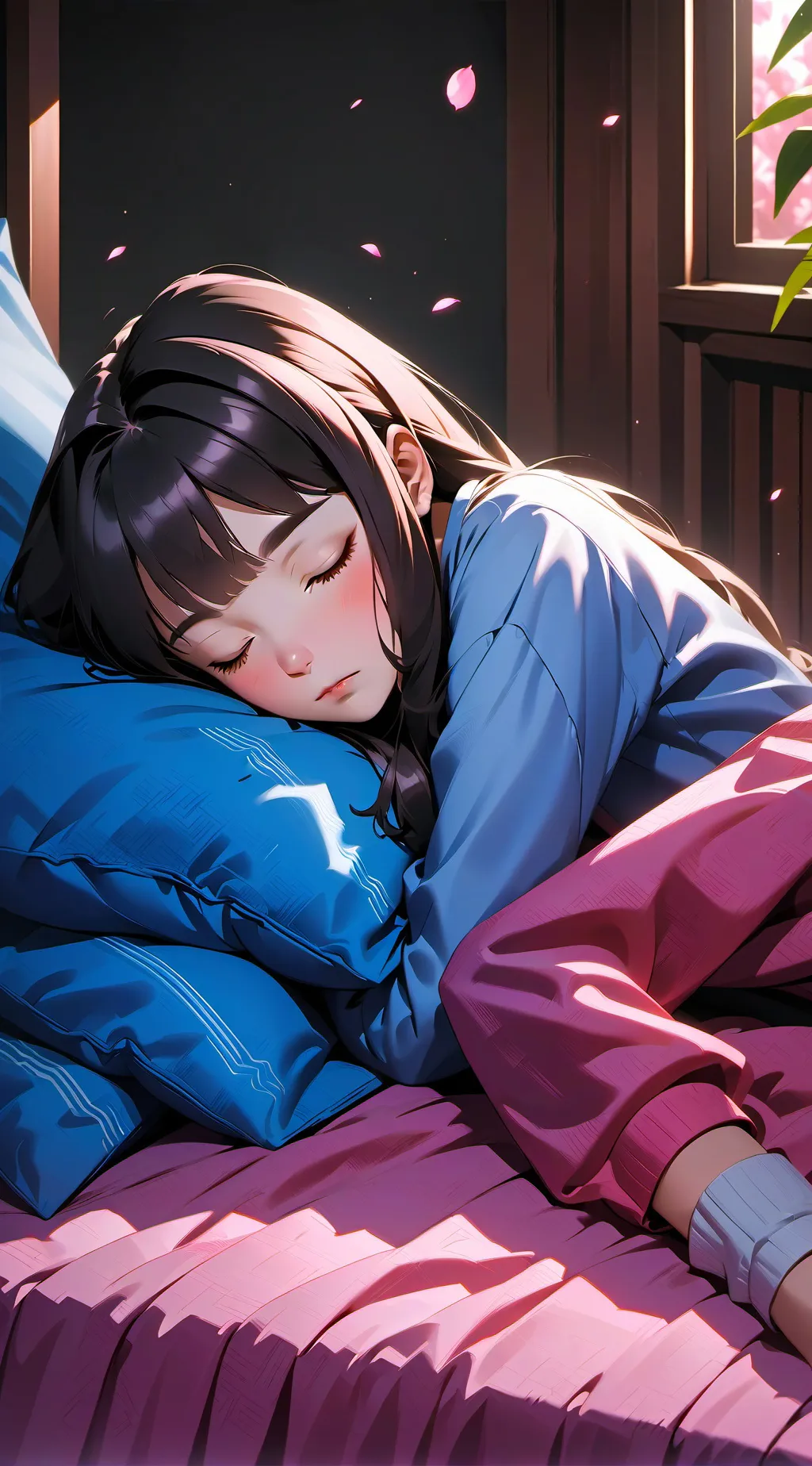 ai character: rose background