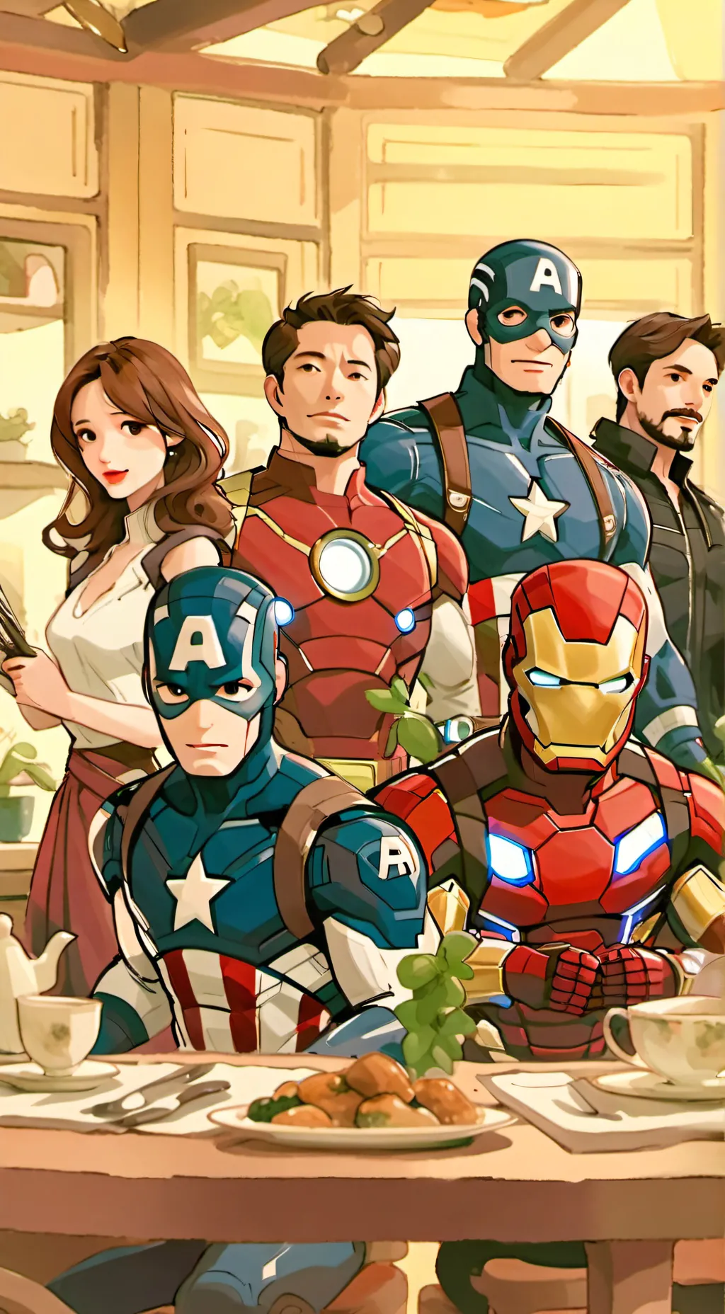 ai character: avengers n2 background