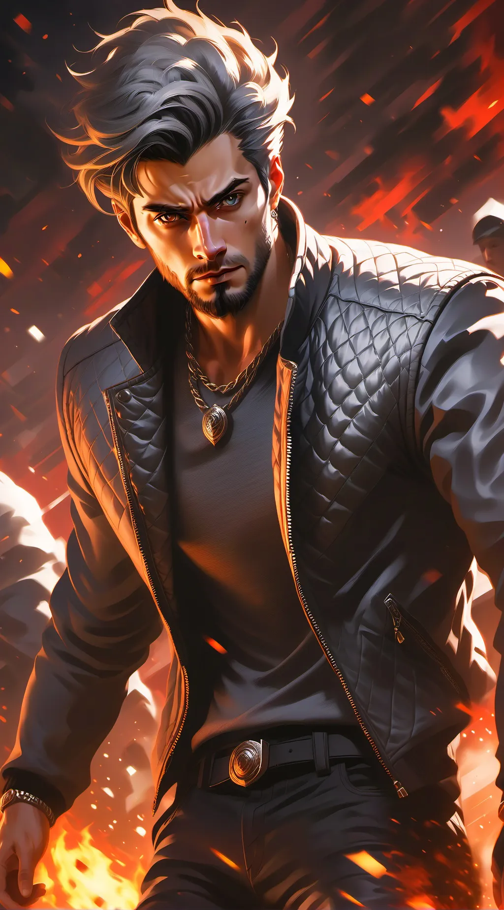 ai character: Enzo background