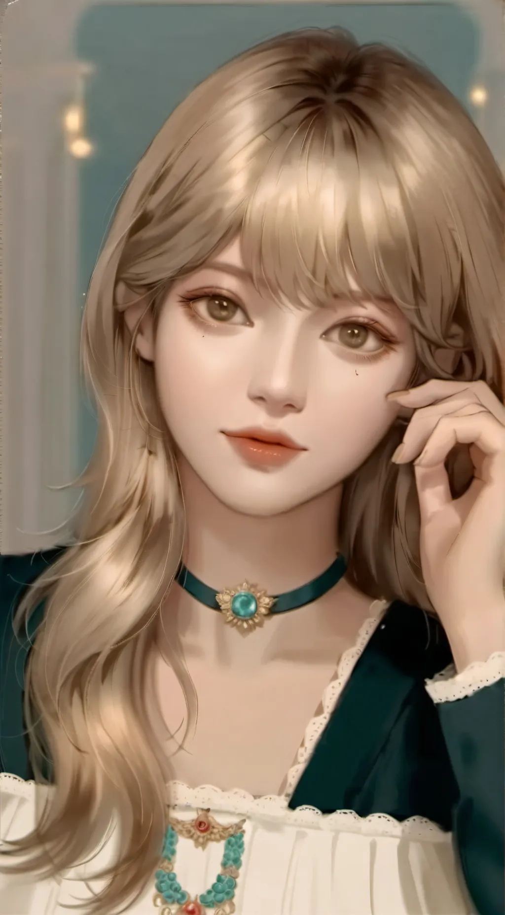 ai character: Giovana  background