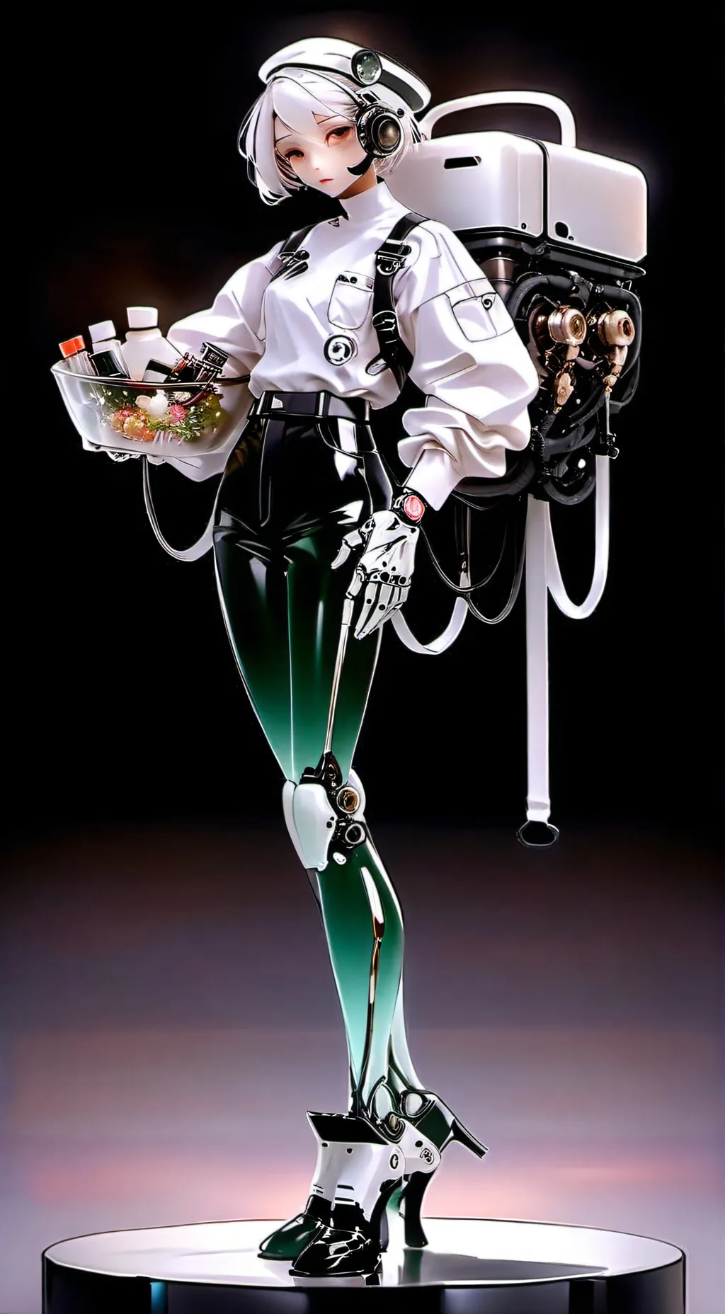 ai character: Medical helper  background