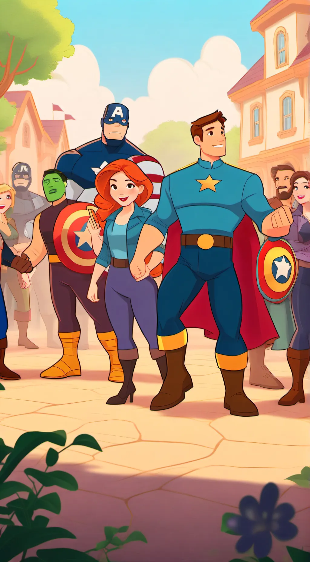 ai character: Y/N x avengers 32 background