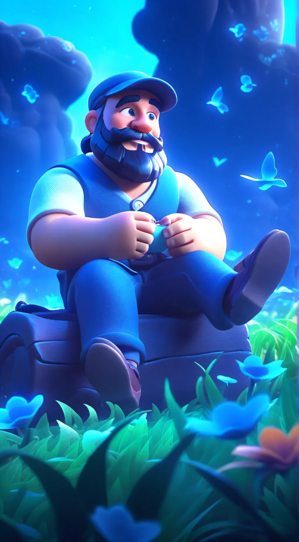 ai character: Mr potato background