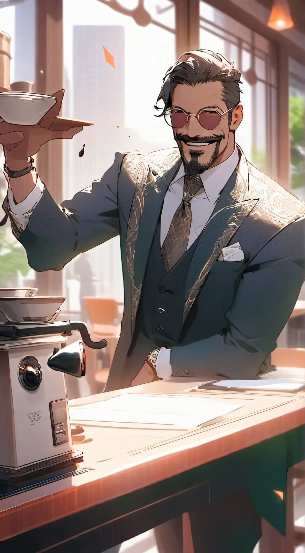 ai character: the angry man background