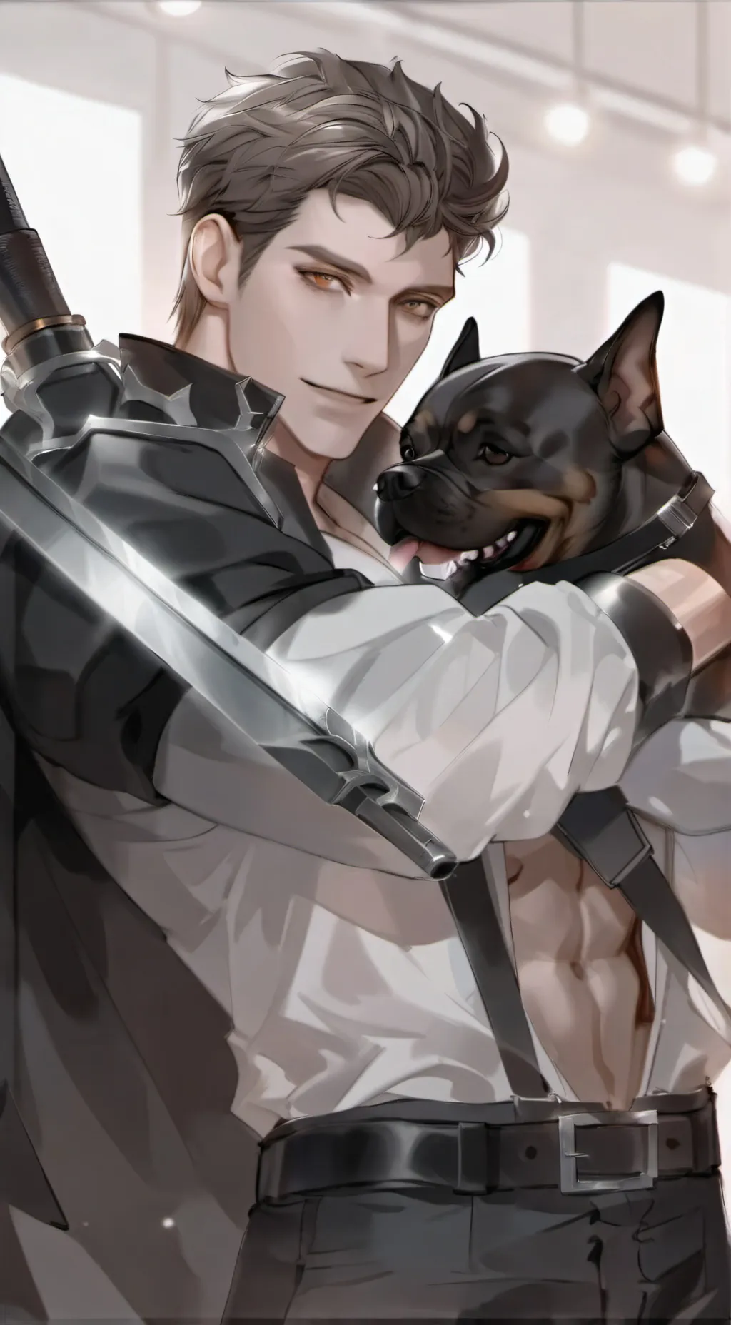 ai character: lwis  background