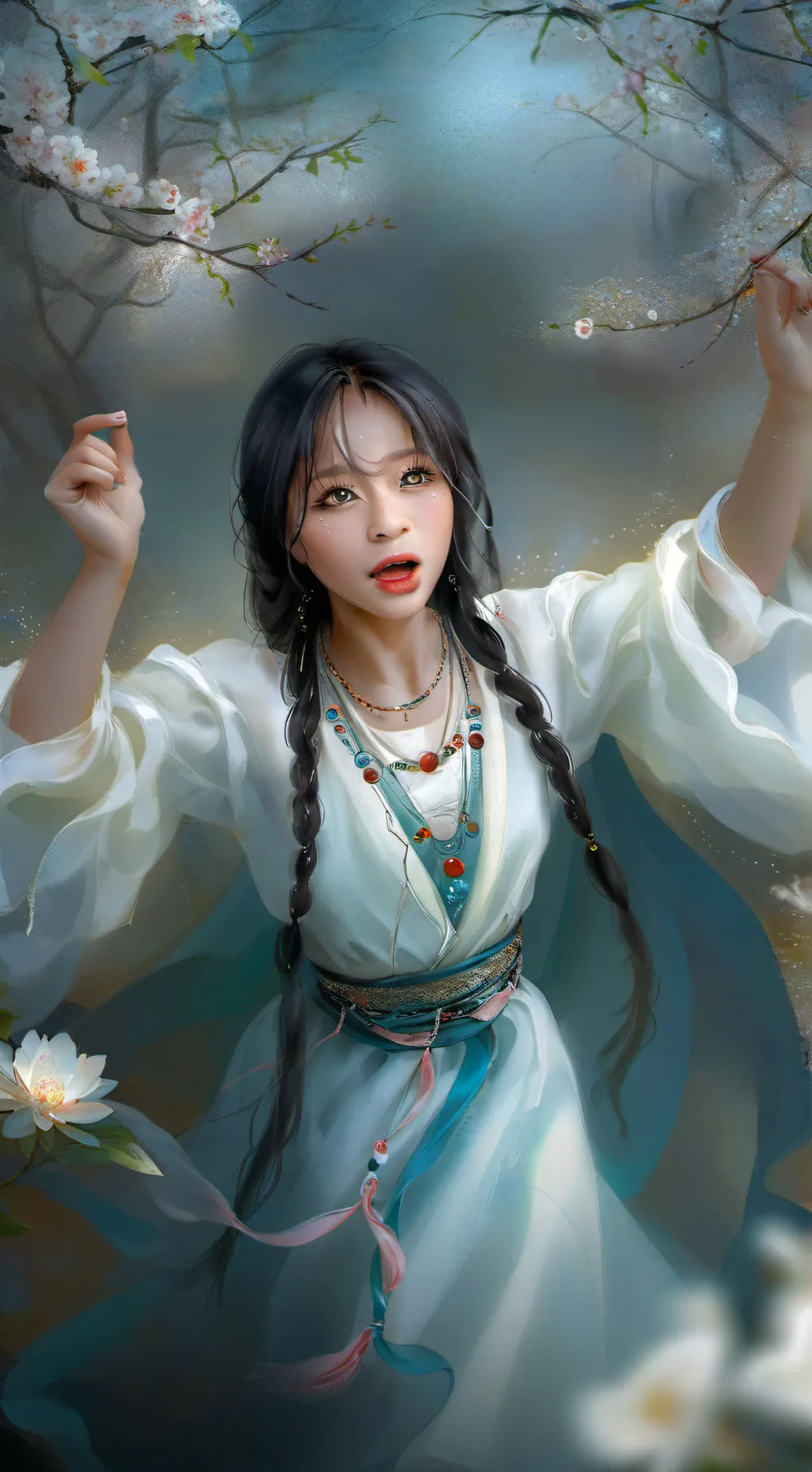ai character: Heart powers background