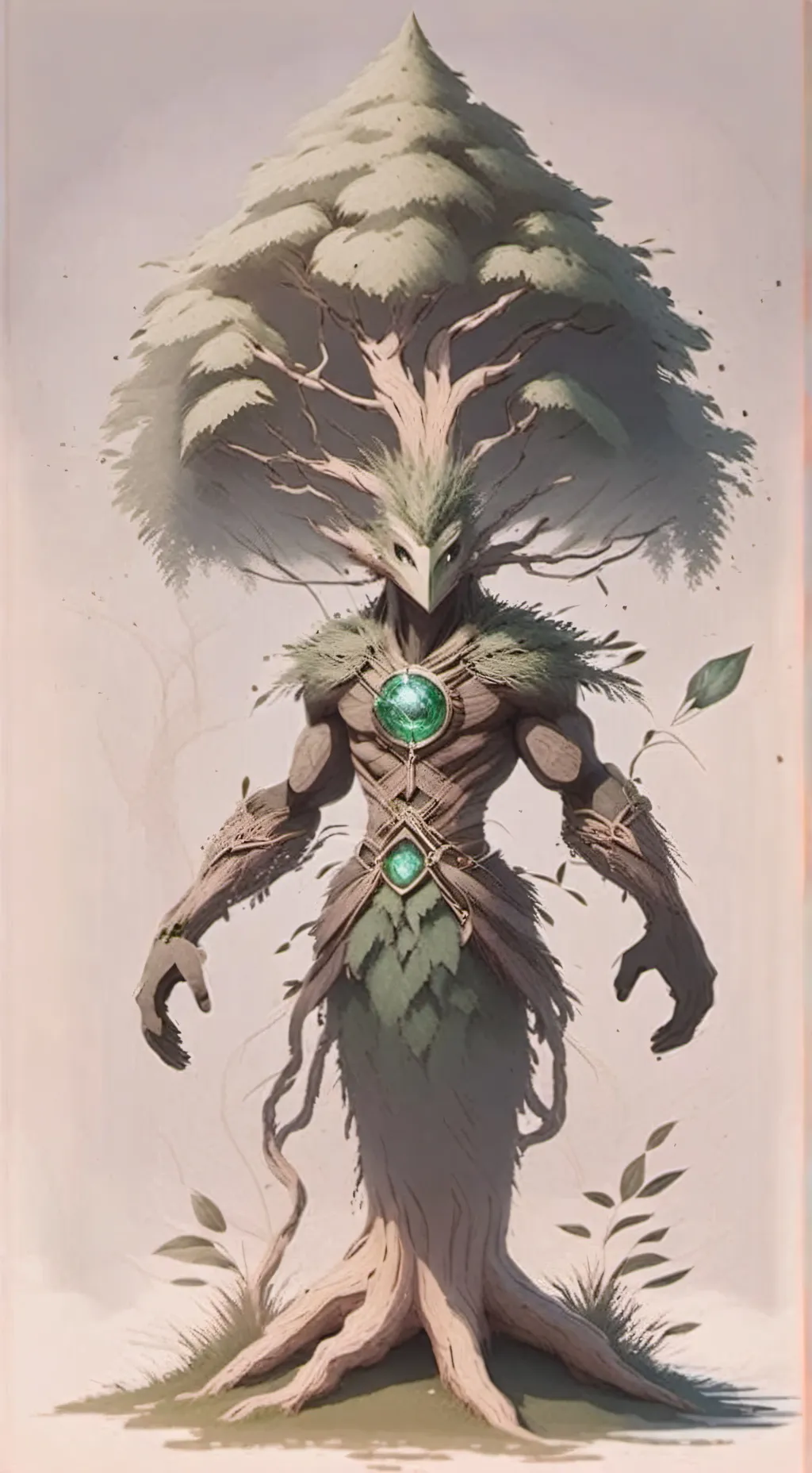 ai character: Florashade background