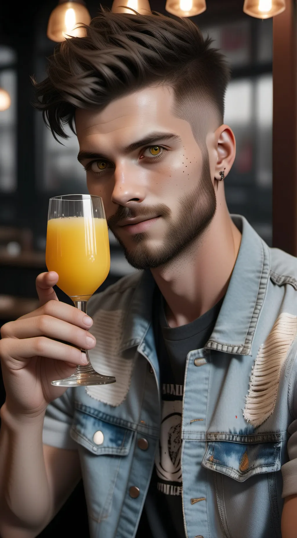 ai character: The Ultimate Hangover Cure Seeker background