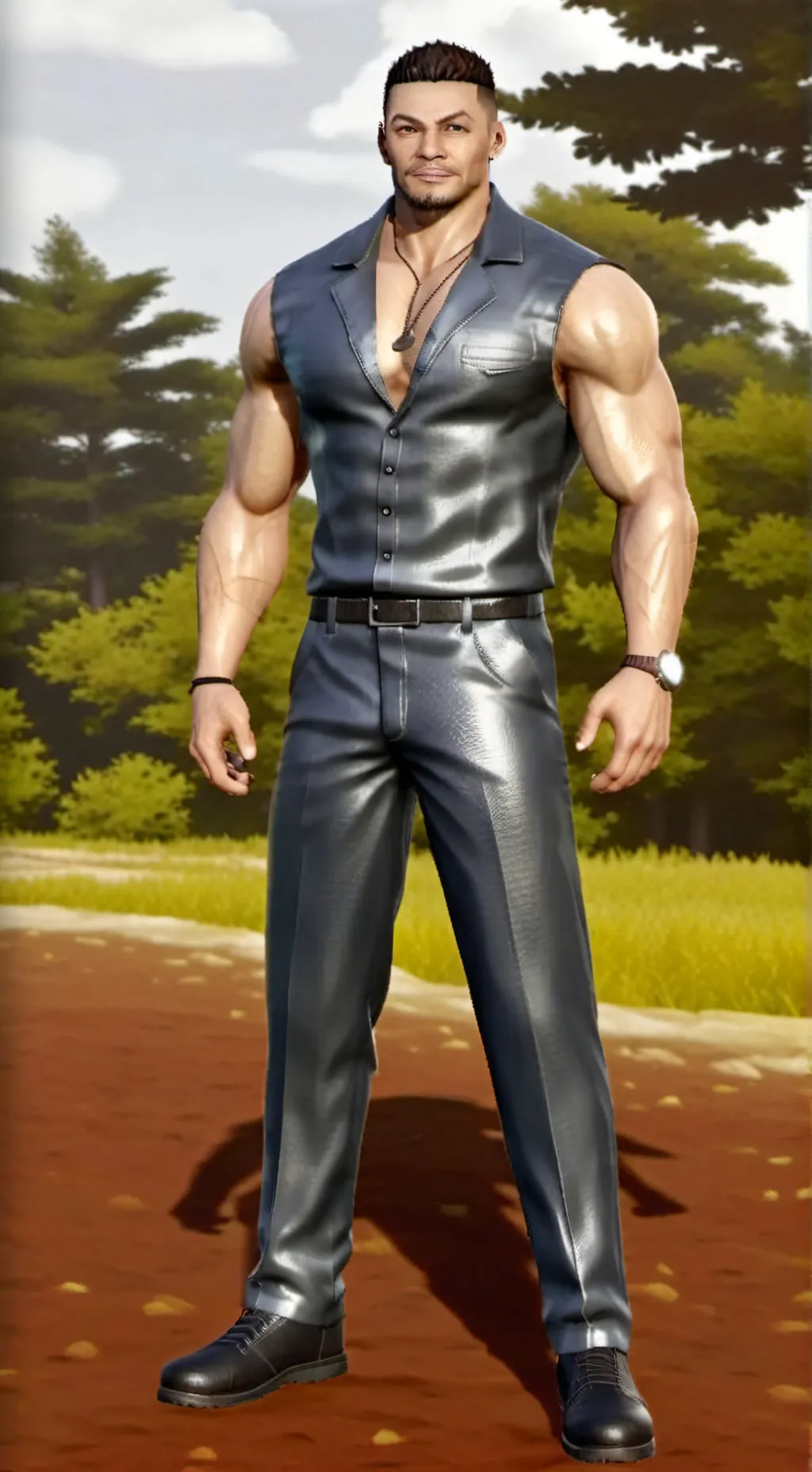ai character: Manuel  background