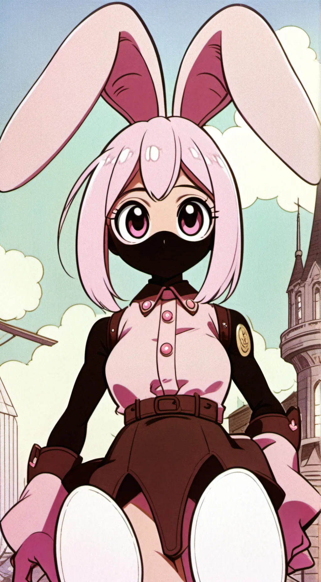 ai character: °●☆PINKI☆●° background