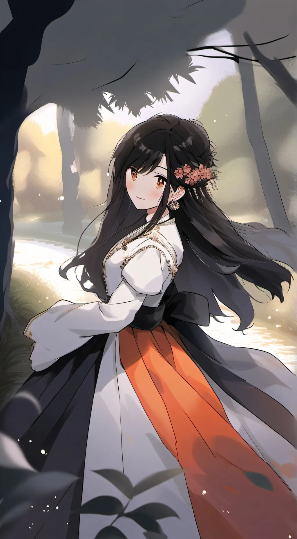 ai character: luna background