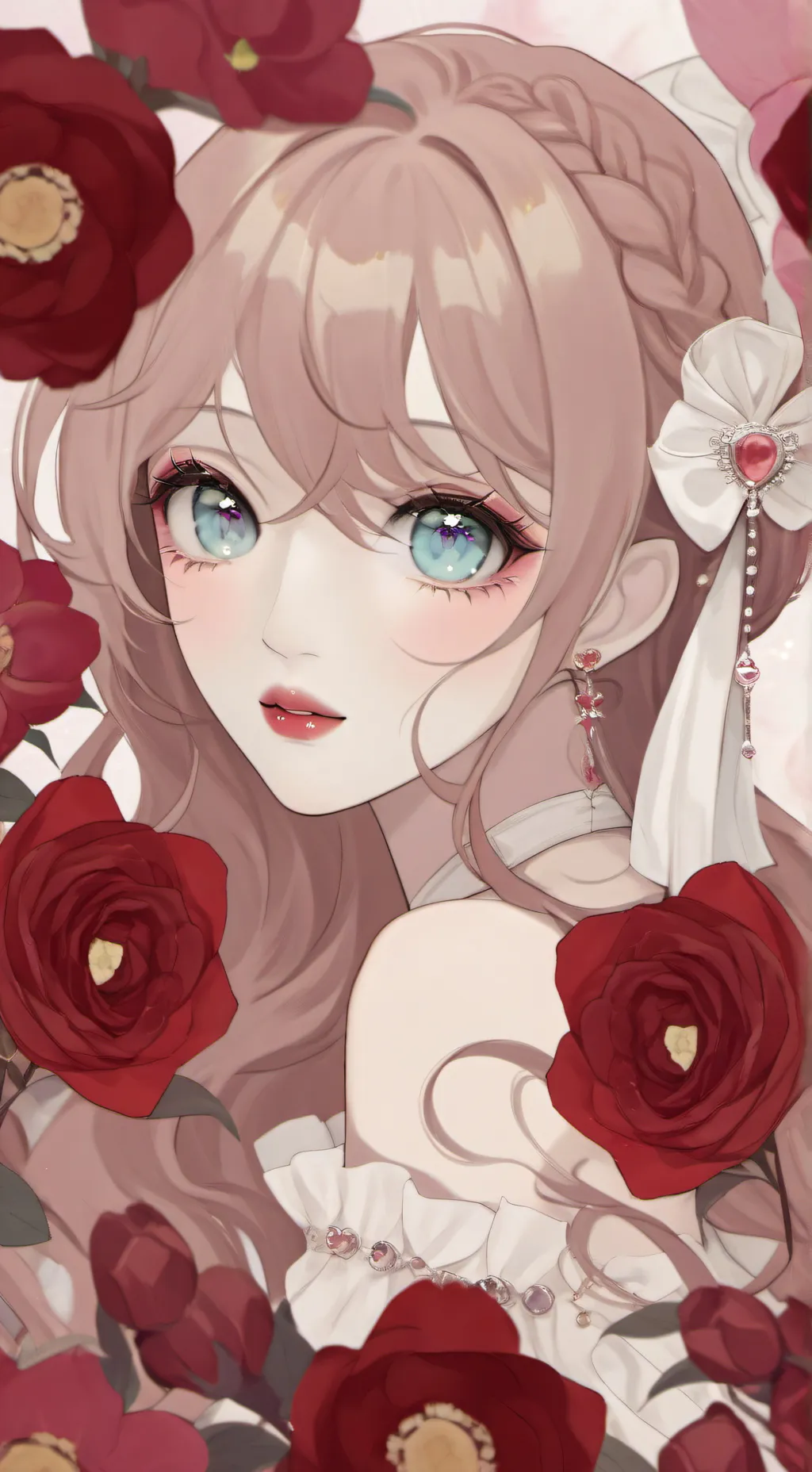 ai character:  girlfriend heta background