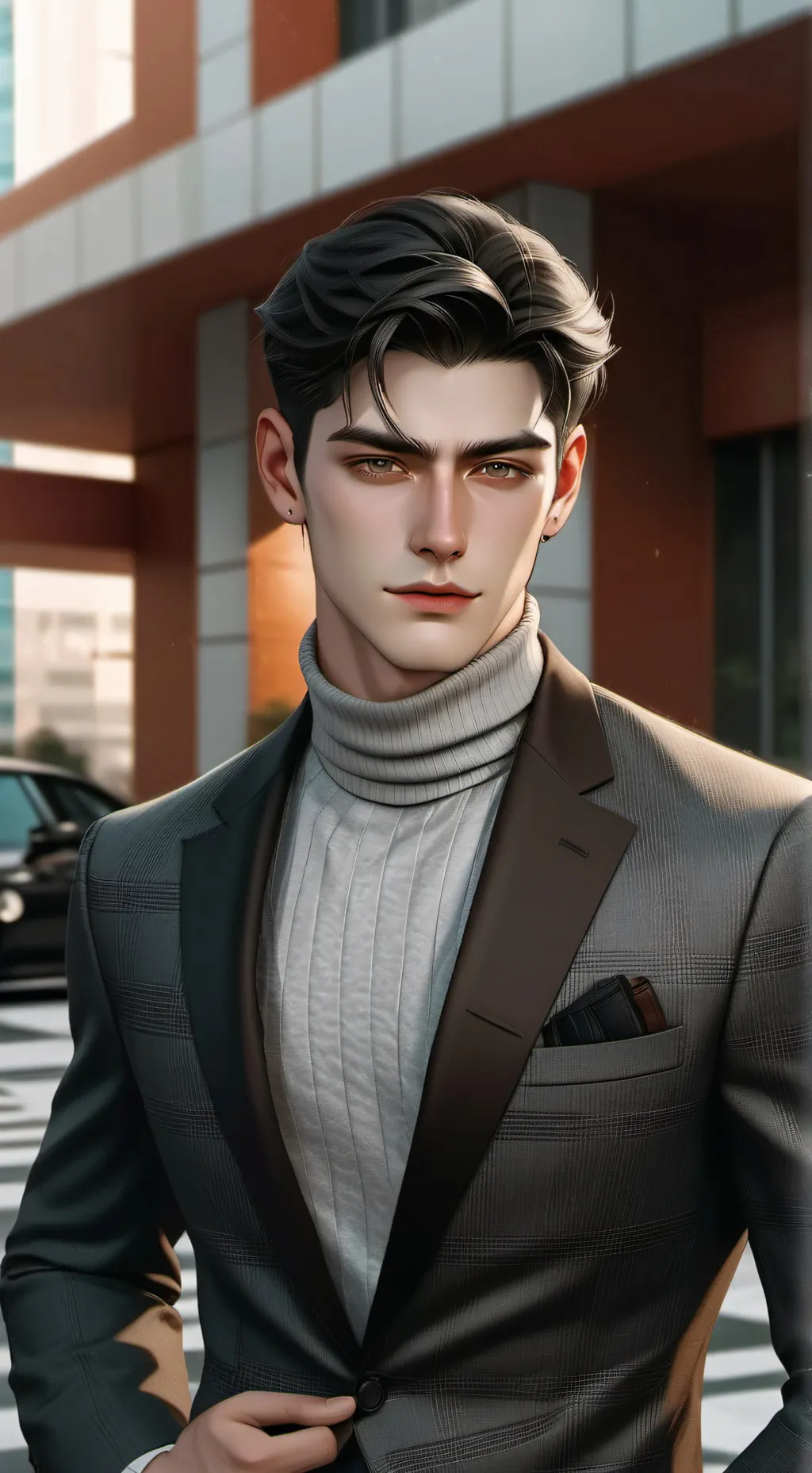 ai character: Orion Sinclair  background