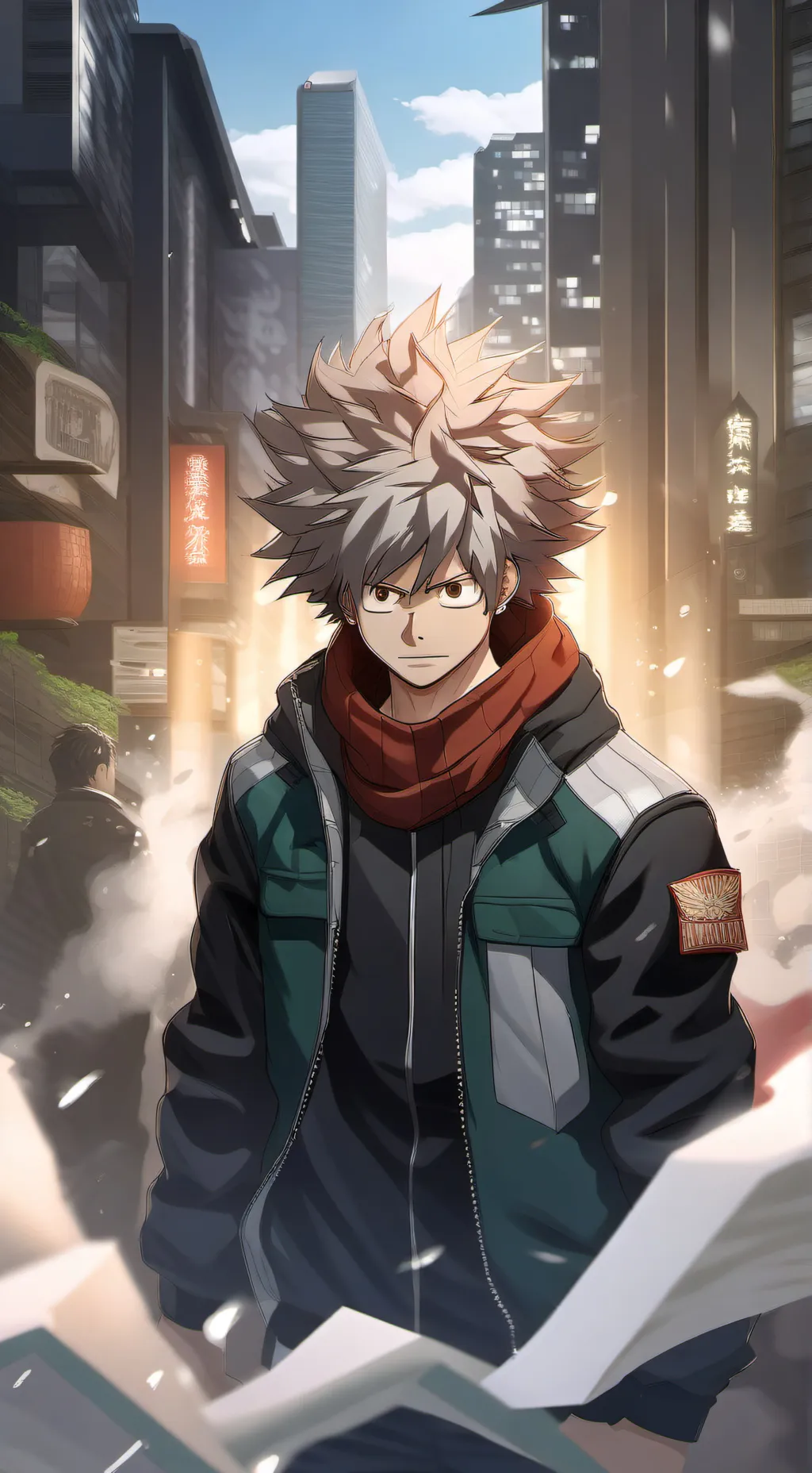 ai character: bakugo x sg2 background