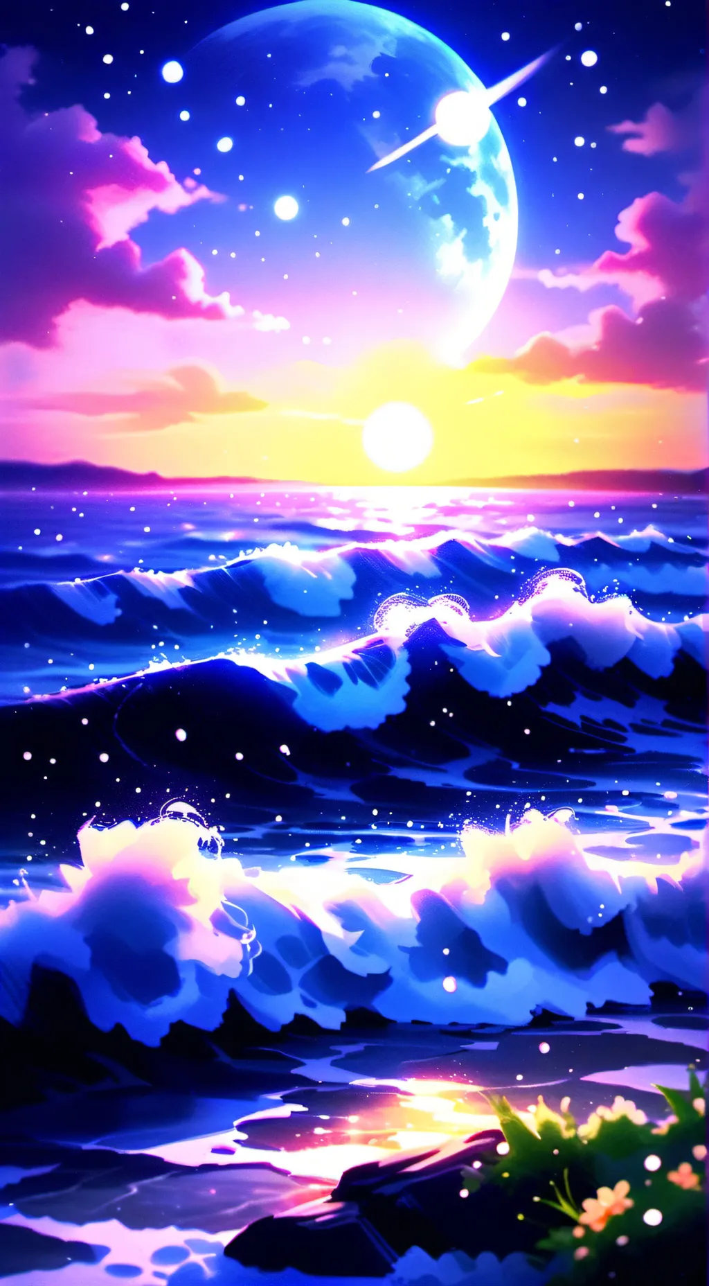 ai character: Avengers (Mermaid) background