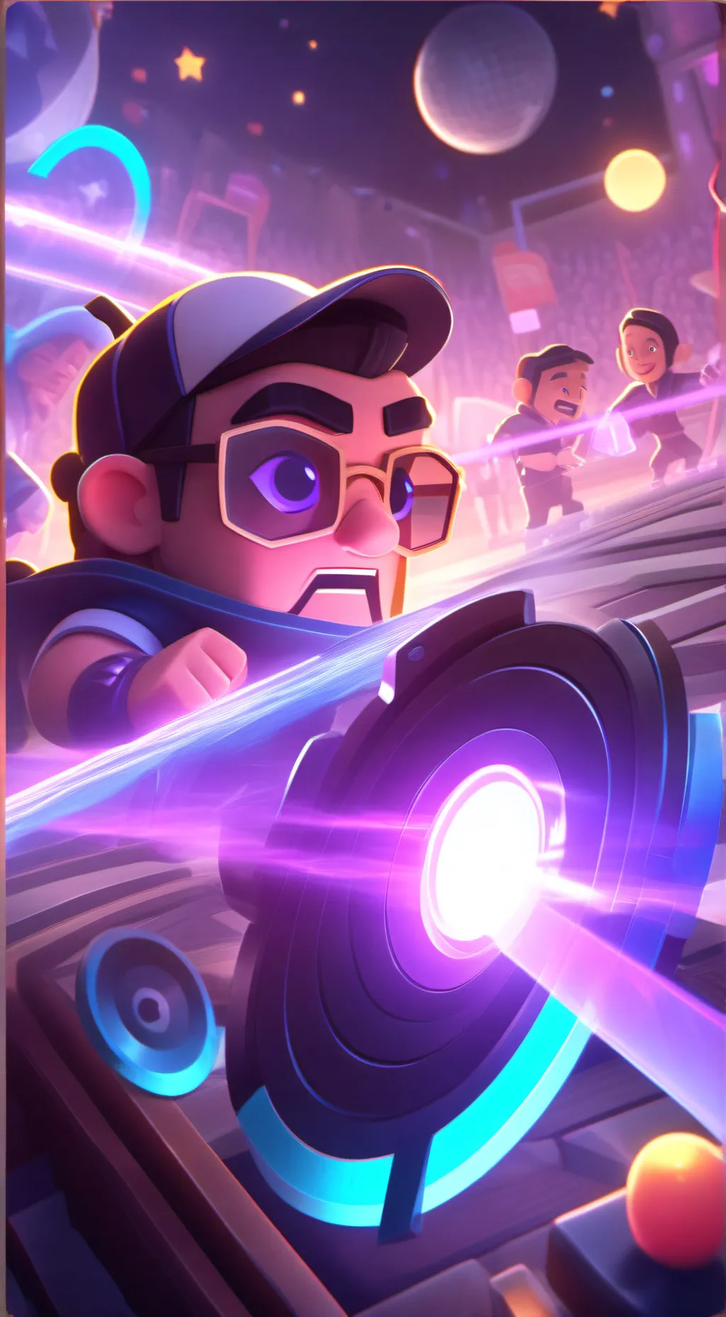 ai character: crowd hates you background