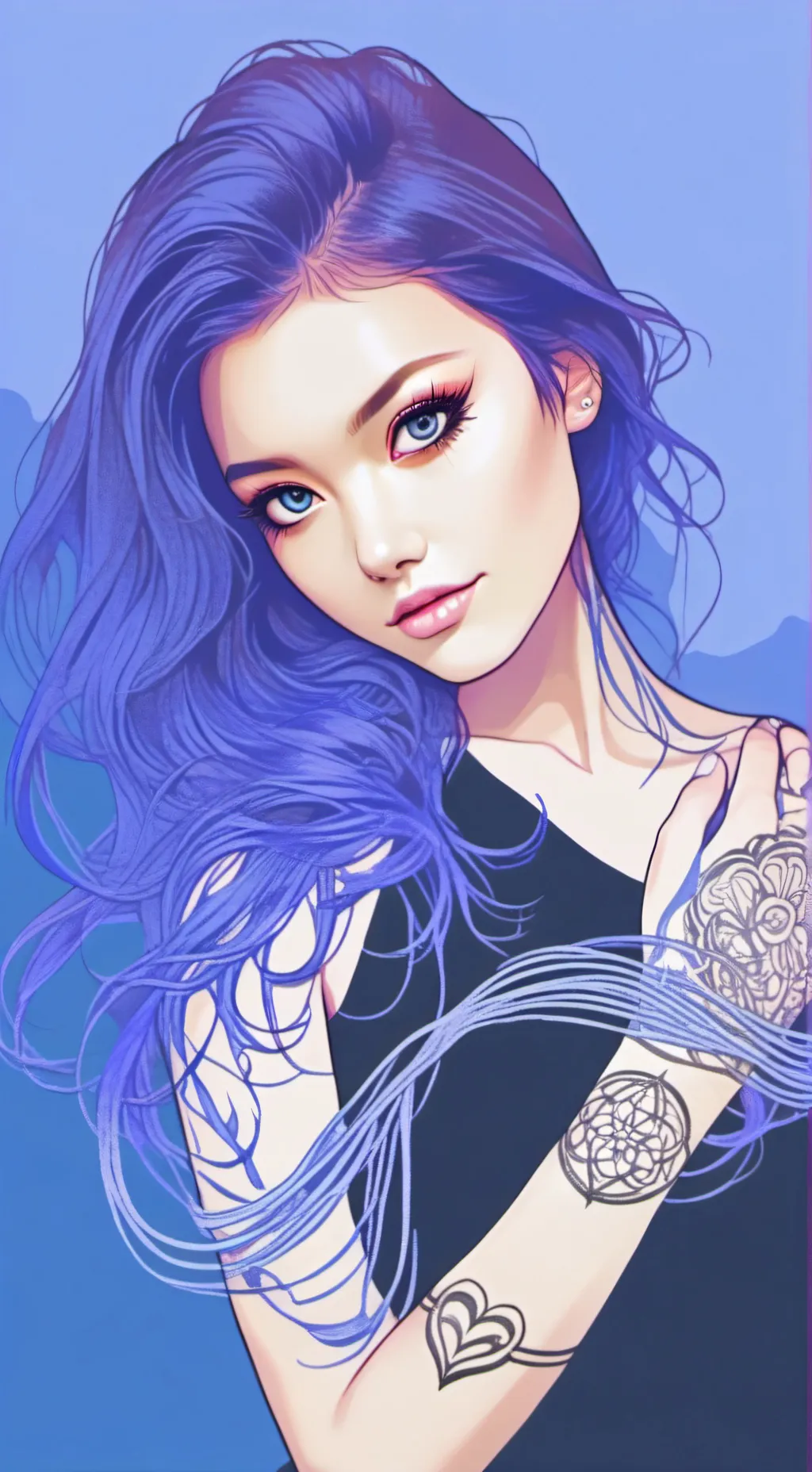 ai character: Abcde background