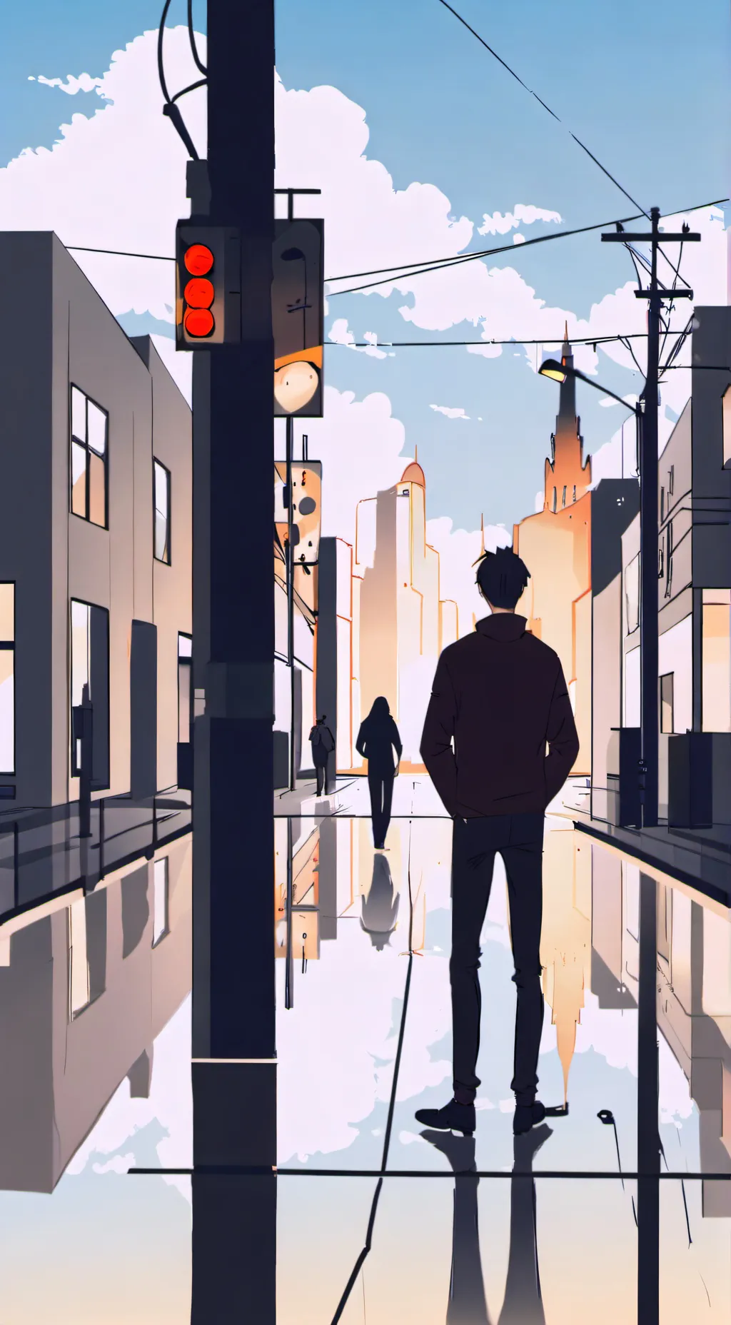 ai character: U.A. Hangout background