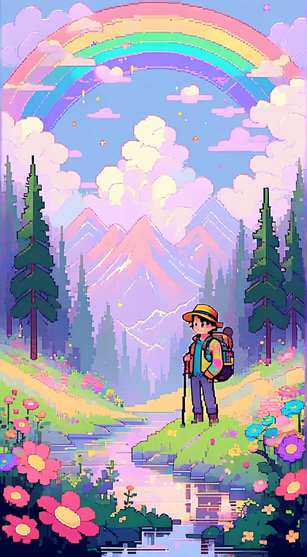 ai character: Dandy’s world  background