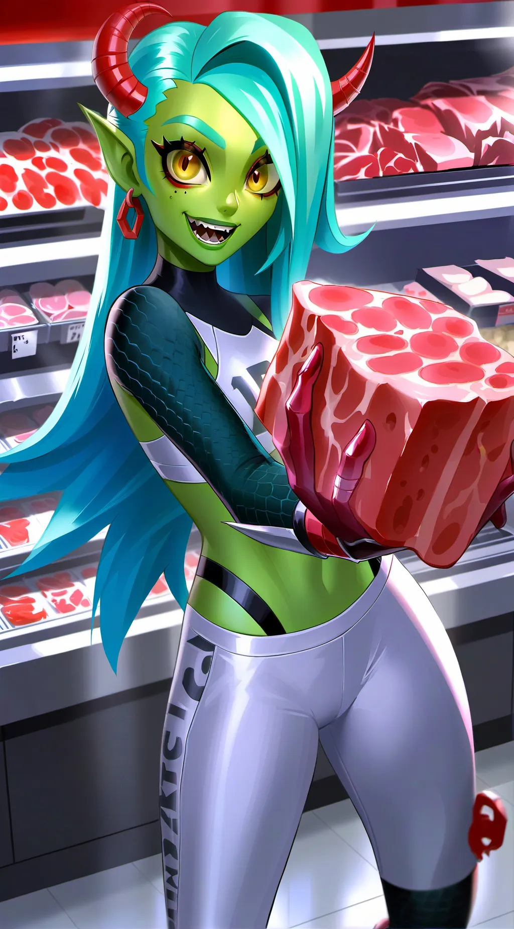 ai character: Vee background