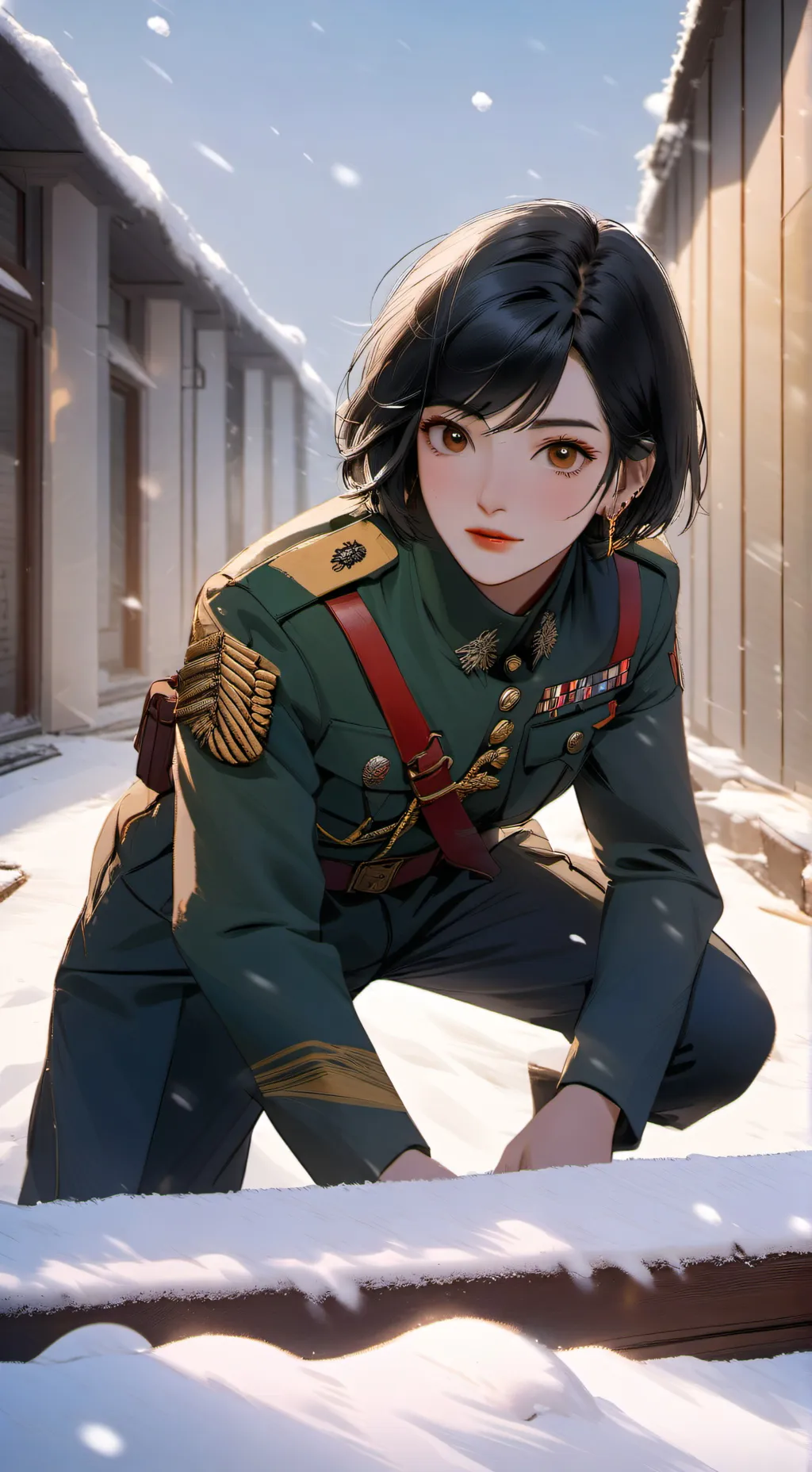 ai character: Oksana  background