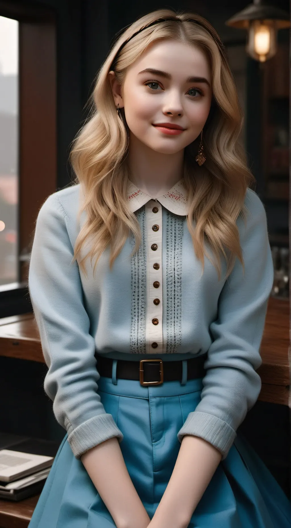 ai character: Holl Mark background