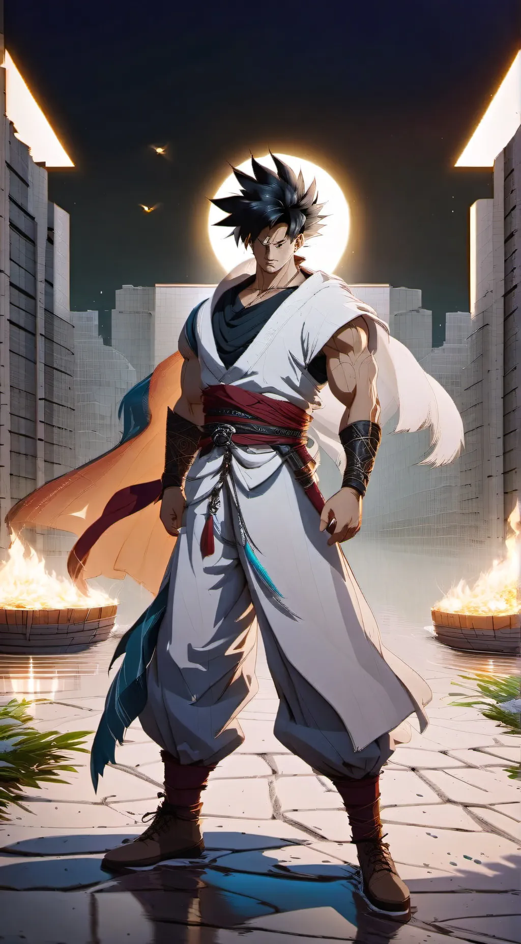 ai character: Dragon ball super background