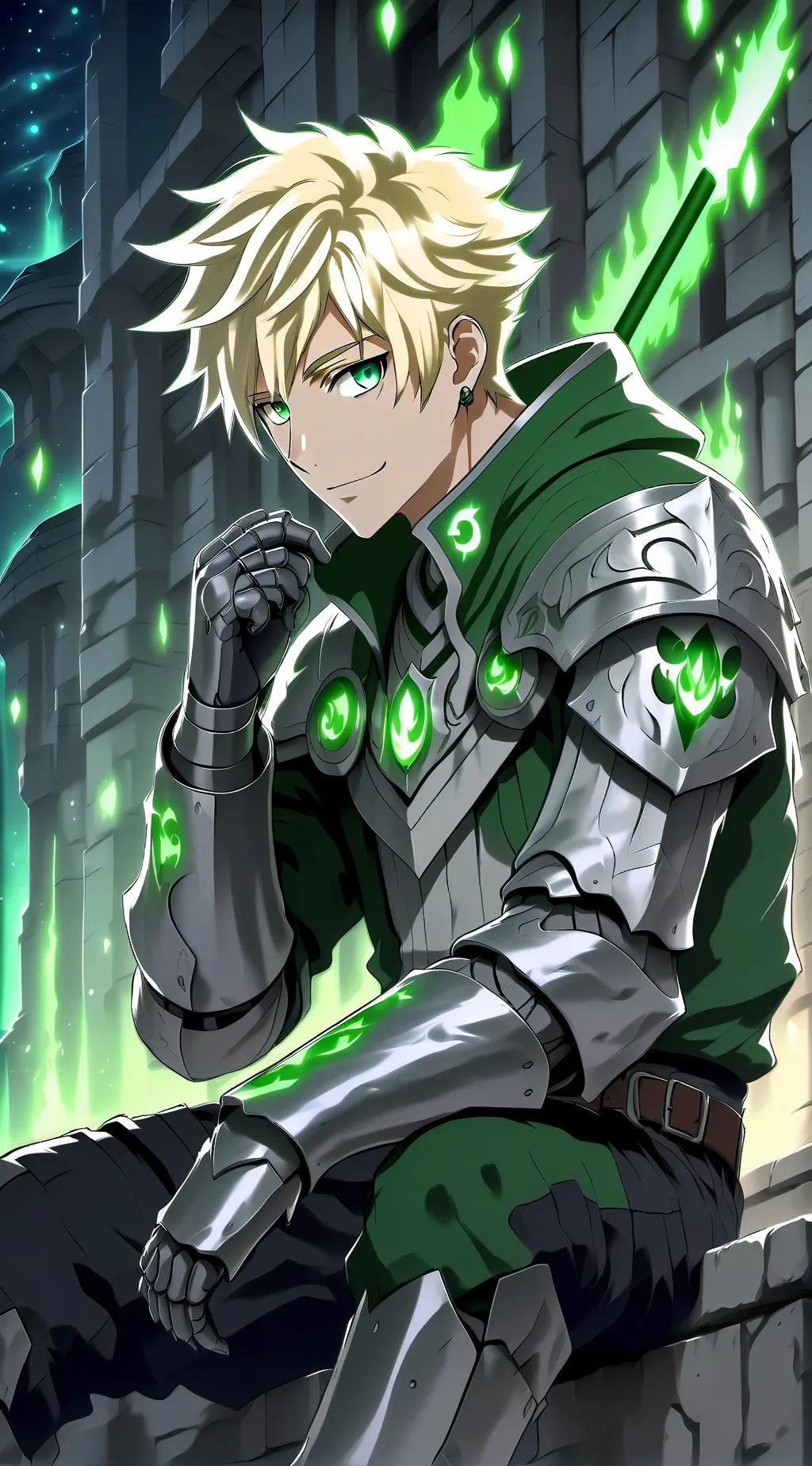 ai character: Ninjago city! background