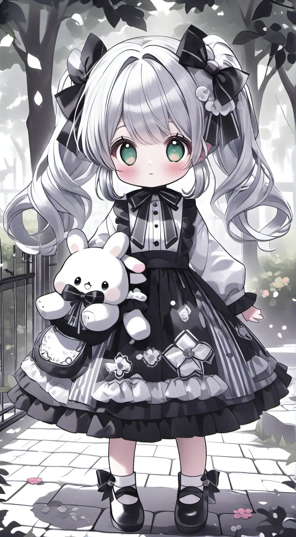 ai character: hoppy hopscotch background