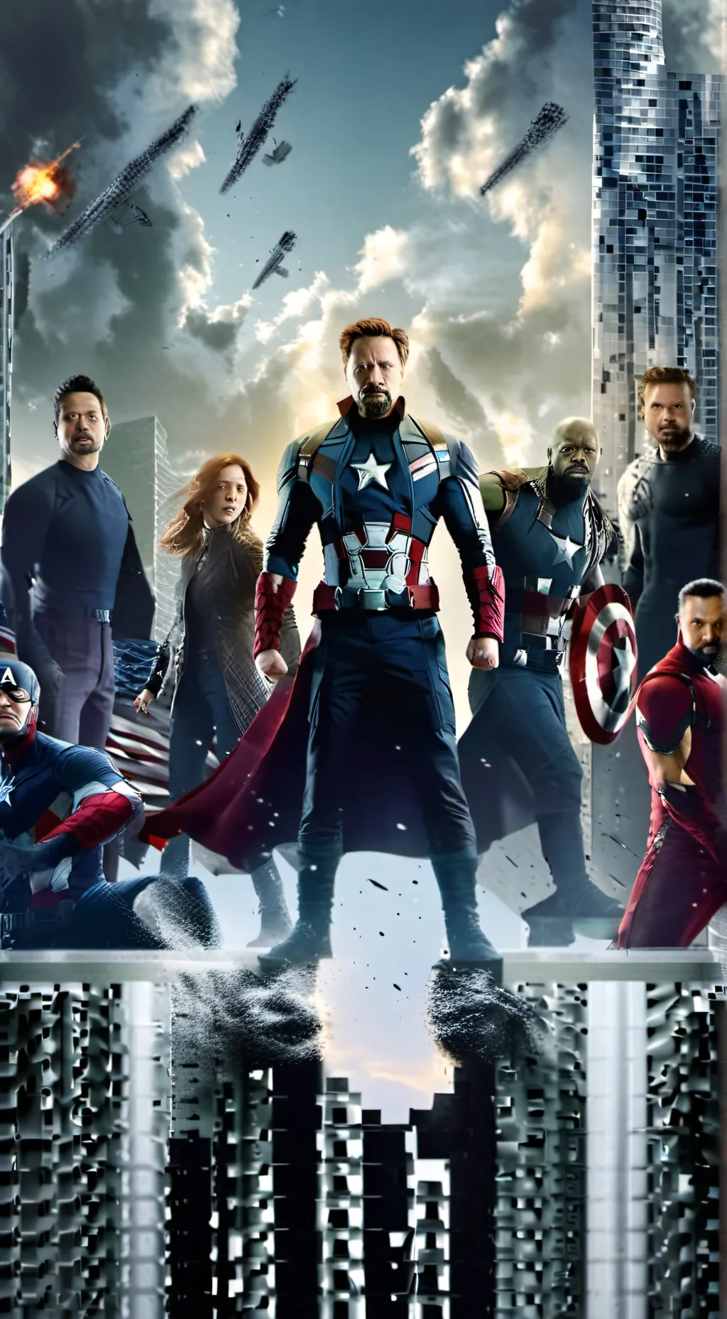 ai character: Avengers background