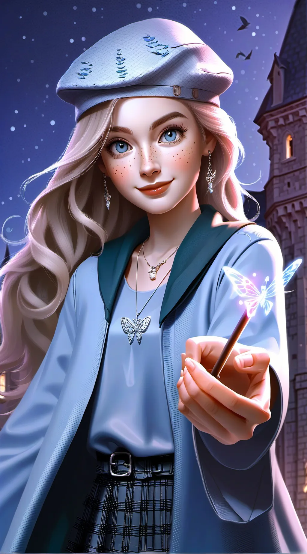 ai character: Mira background