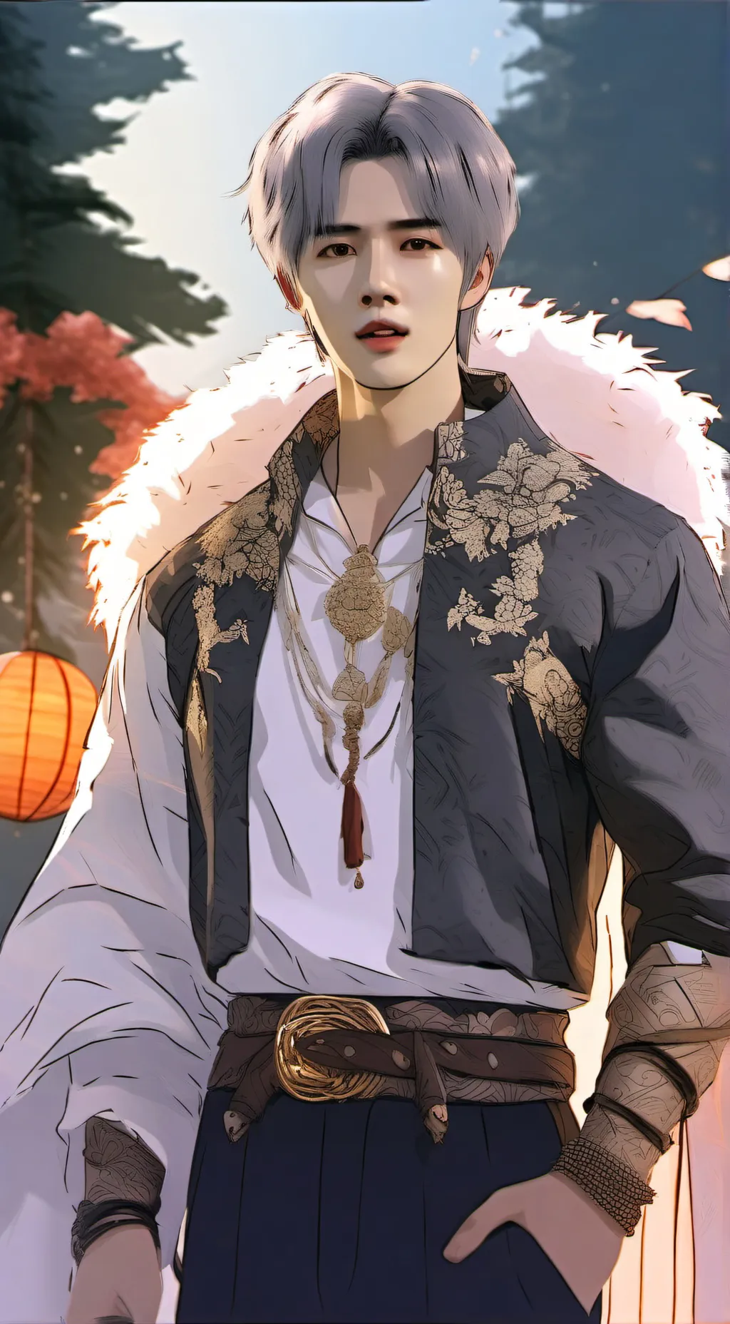 ai character: khane Ace  background