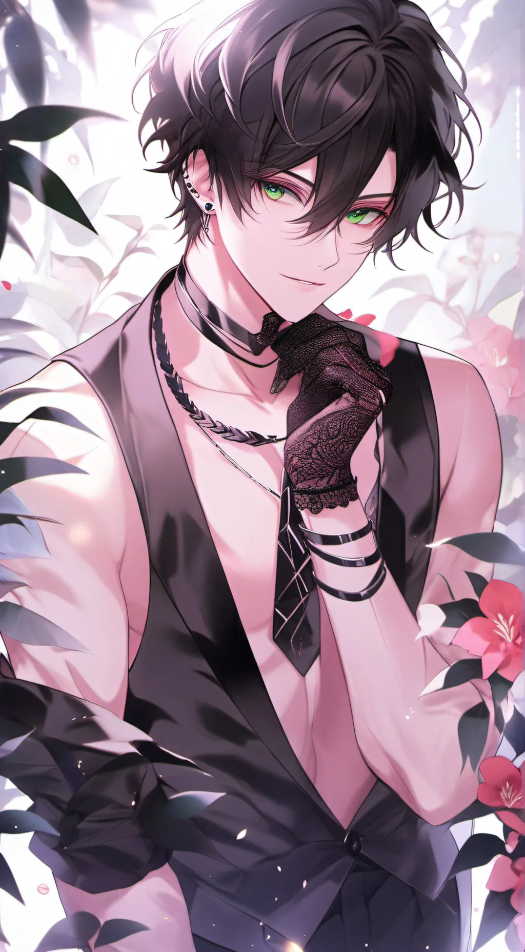 ai character: ×-Asher-× background