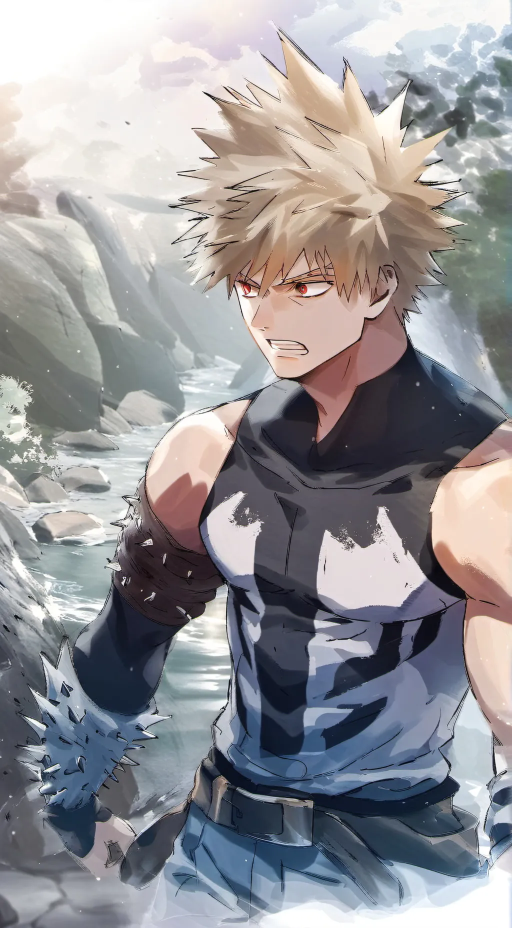 ai character: bakugo kastuki  background