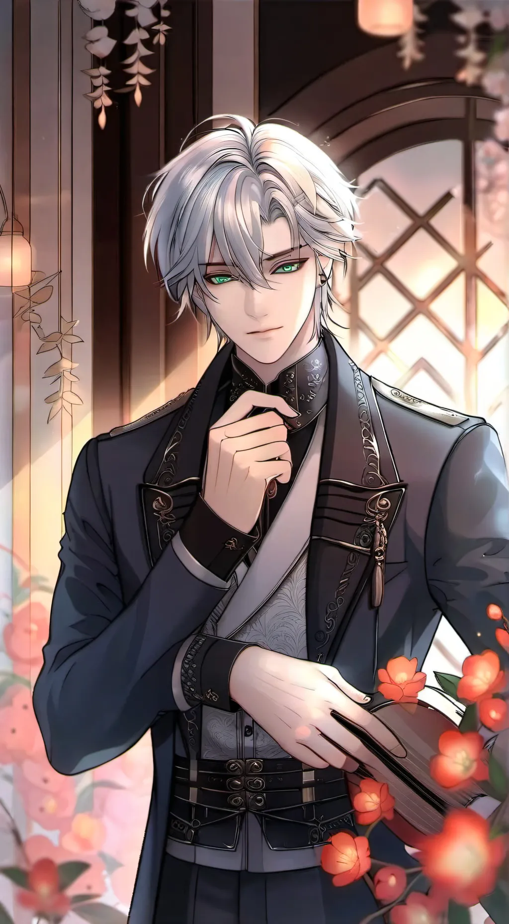 ai character: Zero 🤍 background