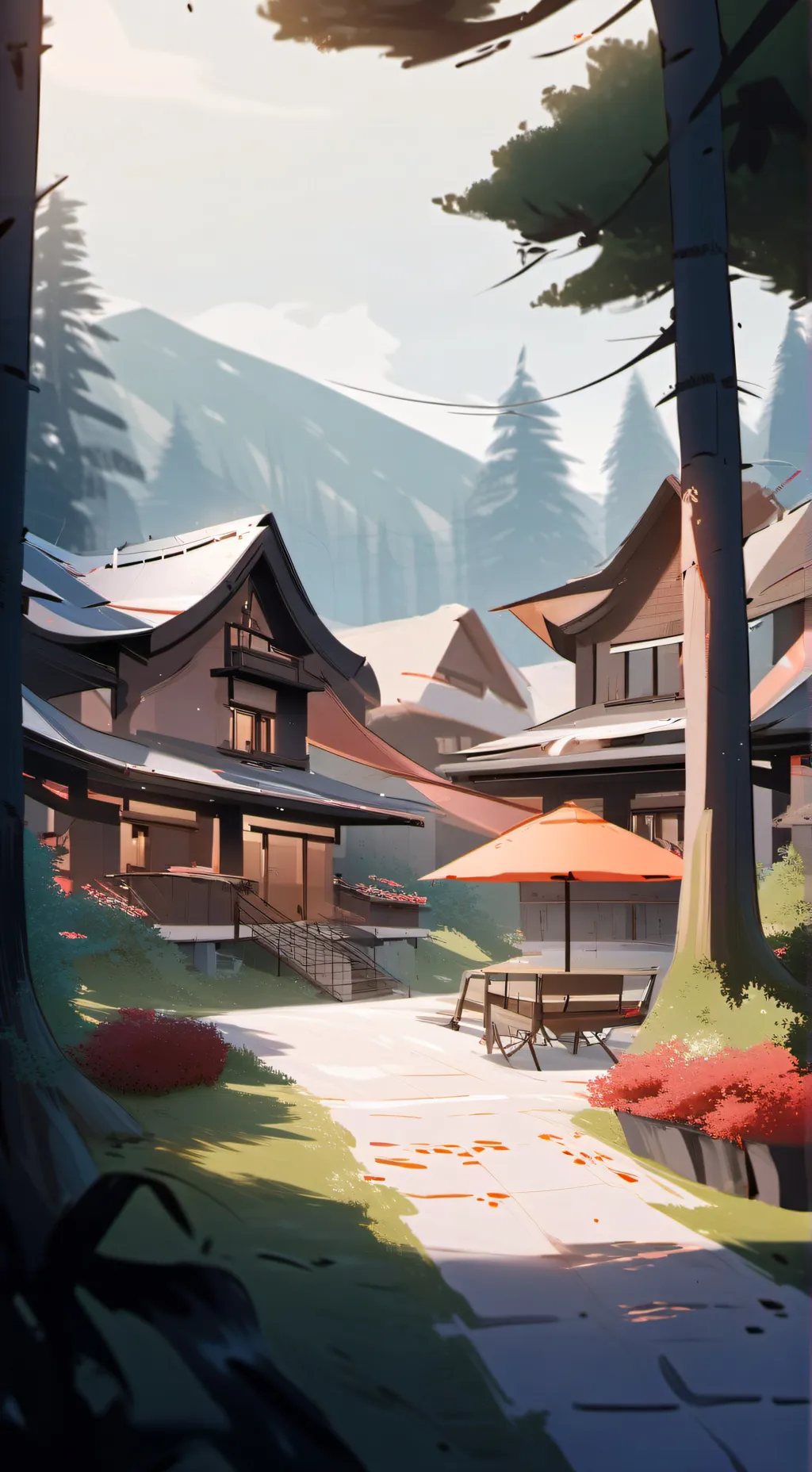 ai character: Moonlake background
