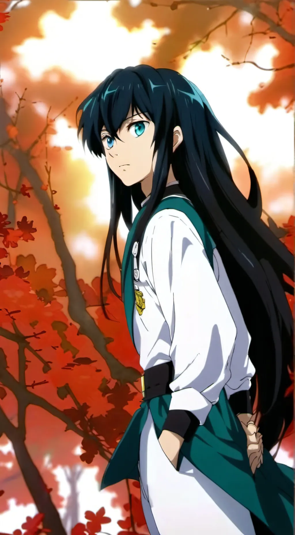 ai character: muichiro tokito background