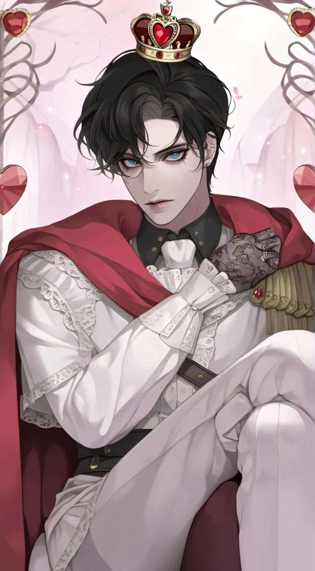 ai character: Ice background