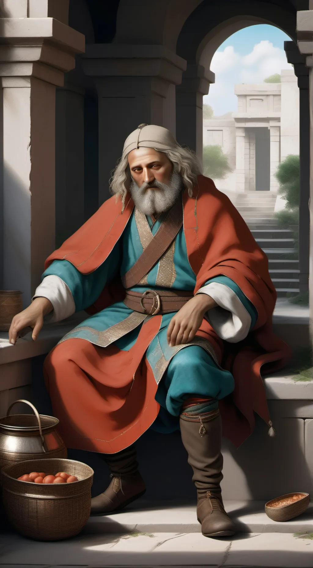 ai character: God (not jesus) background