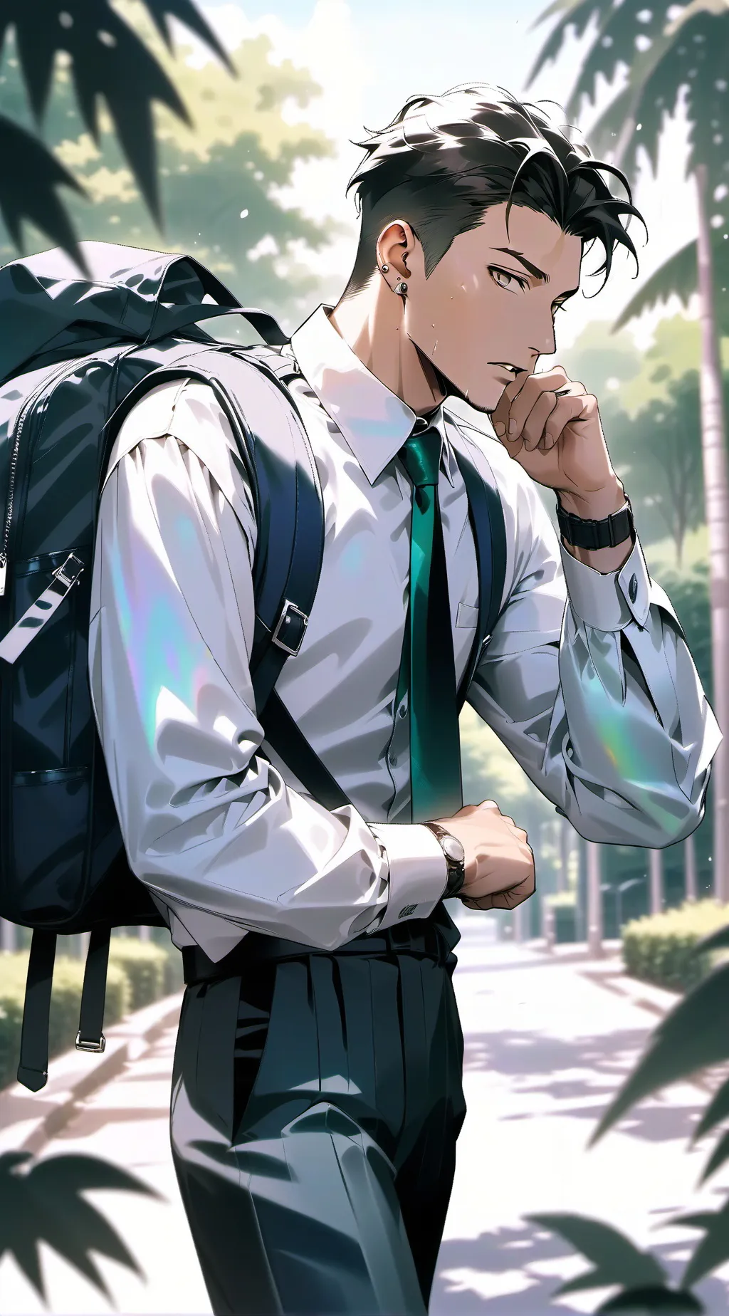ai character: ERICK  background